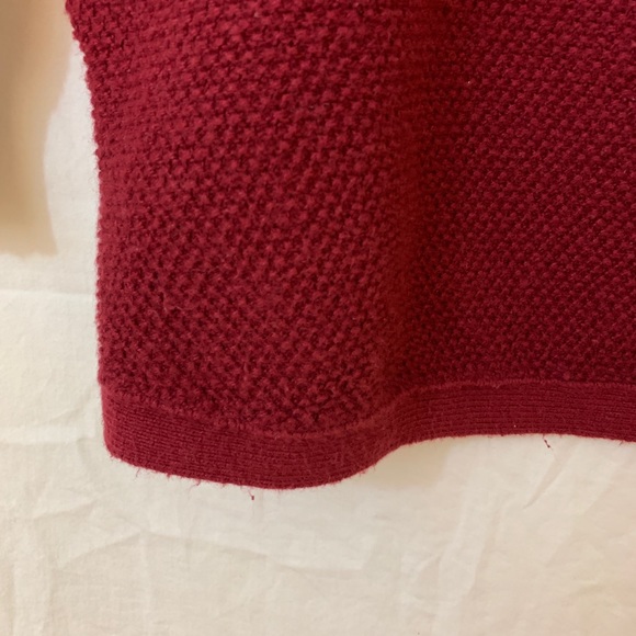 Madewell Crewneck Pullover Sweater Burgundy XS - Picture 8 of 8